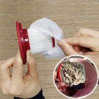 Disposable Vacuum Cleaner Filter Bags, Elastic Filter Covers, Compatible with Most Household and Office Vacuum Cleaners