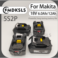 2026 NEW for Makita 18V 6/12Ah Rechargeable Power Tools Battery with LED Li-ion Replacement LXT BL1860B BL1860 BL1850+3A Charger