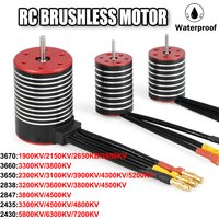3650 series Waterproof Brushless Motor for 1/8 1/10 1/12 1/14 2S 3S RC Car Racing Off-Road Crawler Boat Wltoys