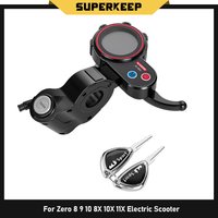 48V 6 Pin LED Display For Zero 8 9 10 8X 10X 11X Throttle Electric Scooter NJAX-T LED Display Throttle Instrument Display Parts