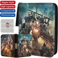 900Pcs 9 Pocket Anime GUNDAM Cards Album Book Zipper PU Leather Cards Binder Display Game Collection Card Kids Toy Gift