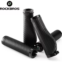 AliExpress ROCKBROS Bicycle Handles MTB Grips PU Leather Mountain Road Bike Handlebar Grips Soft Anti-skid Comfortable Bicycle Accessories