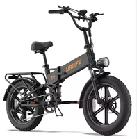 T5 48V 750W aluminum alloy frame electric fat tire bicycle 32 km/h 20 inch front/rear disc brake UK EU available