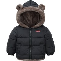 2024 Boys Jackets Children Hooded Outerwear Girls Warm Jacket Children Clothing Baby Outerwear Fashion Kids Zipper Coat Jacket