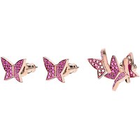 Swarovski Lilia Stud Earrings Women's Pink 5636428