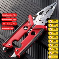 18-in-1 Multifunctional Electrician Pliers Professional Wire Stripper Crimper Cutter Tool for Electricians