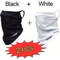 AliExpress NONE 1/2pcs Ice Silk Mask Breathable Cycling Headwear Moister Wicking Cooling Anti-UV Fishing Hiking Running Quick Dry Face Cover