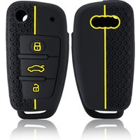 Silicone Car Key Case Cover Fob For Audi A4 B7 A6 C5 C6 A1 A3 8P TT Q3 Q2 Q7 TTS R8 S3 S6 RS3 RS6 Accessories