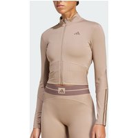 Adidas Originals Womens Zipper Fitness Sports Tight Jacket JY2093