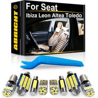 ABRIGHT Car Interior LED Light Canbus For Seat Ibiza 6L 6J 6P 6F Leon 1M 1P 5F Alhambra Altea Arona Ateca Exeo Tarraco Toledo