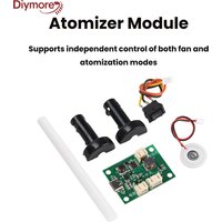 DC 5V Single Spray Fan Humidifier Module Atomization Control Board Ultrasonic Atomization Drive Board TypeC Powered Direct Spray