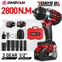 ONEVAN 8000RPM 2800N.M Bürstenlosen Elektrischen Schlagschrauber Cordless Auto Reparatur Schraubendreher Bohrer Power Tool Für Makita Batterie Pin