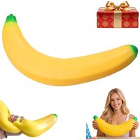1pc Big Mac Big Banana Squeeze Soft Simulated Rubber Banana Stress Relief Gift Big Banana Squeeze Gift