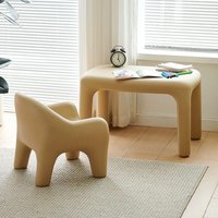 Scandinavian Baby Learning Chair Table Set Children Dopamine Study Stool Imported High Quality PE Plastic Outdoor Little Seat