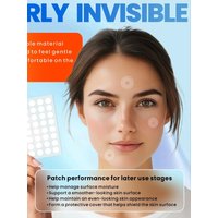 540PCS Clear Tiny Round Pimple Patches | New Design, New Package, New Formula – Discreet Blemish Cover for Makeup