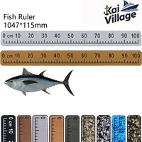 Fishing Measuring Sticker 100CM - Self Adhesive Fish Ruler for Kayaks & Boats, Waterproof Fishing Measurement Tool