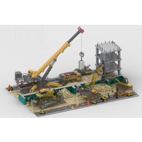 New 3455Pcs City Hot Selling Street View Moc Modular Construction Site Model Building Blocks Diy Creative Ideas Kids Toys Gifts