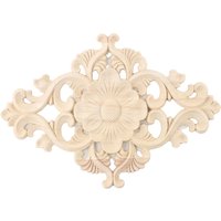 Woodcarving Decal Wood Carving Flower Board Furniture Decoration Home Decor Onlay Applique Elegant European Style