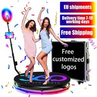 360 Photo Booth Machine w/ Flight Case & Battery Pack | Slow-Mo Camera Booth for Parties | Deluxe Suit Custom Options