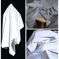 Night Vision Reflective Safety Warning Fabric 50cm Chemical Fiber Weathercoat Fabric
