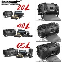 Rhinowalk Motorcycle Duffle Tail Bag Waterproof 20L/40L/65L Motorcycle Side Pannier Back Seat Bag Motorbike Luggage Backpack