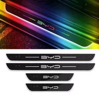Carbon fiber For Atto 3 EV yuan song han Customized Car Welcome Door illuminated Sill Light Logo Lamp LED Pedal Decoration