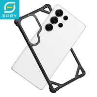 Eary Frameless Case for Samsung Galaxy S25 Ultra Minimalist Magnetic Metal Shell Aluminum Alloy Shockproof Protector Phone Cover
