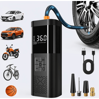 AliExpress STSCELZ Cordless Car Air Pump 150PSI Portable Air Compressor with Digital Gauge, Smart Tire Inflator for Motorcycle Bike Car Tires Balls