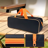 Dual-Size Portable Desktop Organizer Bag, Durable Zipper Storage Pouch, Practical Tabletop Holder for Sundries