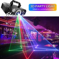 2W APP Contro Laser Light RGB DMX512 Bluetooth Animation Lazer Projector Remote Party Disco Lights Stage Effect For Wedding
