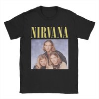 Vintage T-Shirt Summer Nirvana Hanson Leisure T-Shirts Cotton Tshirt for Male Y2K Casual Plus Size 6XL Short Sleeve Tees