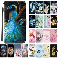 A90 5G Flip Wallet Leather Case For Samsung Galaxy A90 5G A80 A70 A50 A40 A30 A20 A908 A805 Cases Magnetic Stand Cute 3D Pattern