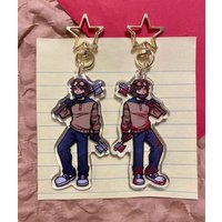 Ticci Toby Double Sided Epoxy Keychain Collection Toys Gift for Friend