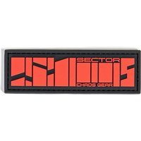 Chaos Gear Sector PVC Luminous Patch Rectangle Tactical Badge Functional for Clothing Backpack Decoration