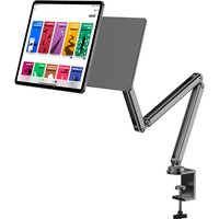 KUXIU Long Arm Magnetic Tablet Holder For iPad Pro 12.9/11,iPad Pro/Air 11/13 inch,Adjustable Foldable iPad Stand For Work/Home