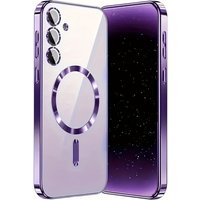 SY Luxurious transparent phone case, compatible with Samsung S26, S25 Plus / Edge S25, S24, S23, S22, S21, S20 Ultra / Fe