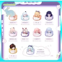 Original Genshin Impact Cloud Pillow Dream Series Chibi Refrigerator Magnet Blind Box Magnetic Figure Collectible Toys Girl Gift