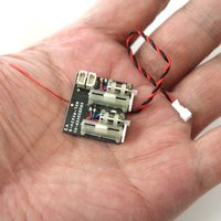 Oversky MXL-RX62H V2 V3 Receiver Integrated with Dual Servo for Frsky DMS2 for FUTABA SFHSS