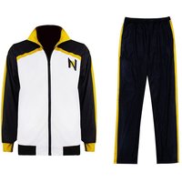 Anime Re:Life in A Different World From Zero Natsuki Subaru Cosplay Costumes Embroidery Full Zip Coat Elastic Pants Tracksuit
