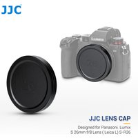 JJC Lens Cap Cover Keeper Protector Compatible with Panasoni Lumix S 26mm F8 Lens (Leica L) Lens S-R26 Deluxe Cap Cover