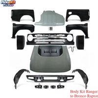 4x4 Offroad Body Kit Ranger to Bronco Raptor Wide Fender Bumper Grille Set