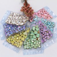 Mixed Glass Rhinestones Mocha Opal DIY Handcrafts Craft Supplies for Creative Projects