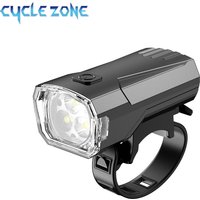 3 LED Bicycle Light Type-C Rechargeable Road MTB Bike Front Light Headlight Flashlight Cycling Night Safety Warning Lamp