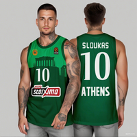 2026 New Arrivals Panathinaitkos Basketball Jersey Fan Special Jersey Kit Greece Men Summer Basketball Sports Jersey Vest TShirt