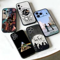 P-Pink Band F-Floyd For iPhone 12,16,13,14,15,17,11,Pro,Max,Plus,E,Air,Mini TPU Soft to Skin-friendly phone case