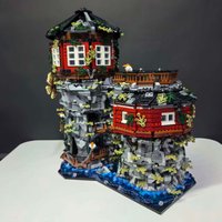 7268PCS MOC building block models, medieval astronomers, planetariums, assembled toys, finished product size 44 * 34 * 45cm