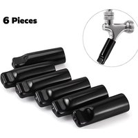6 PCS Beer Tap Cover Draft Beer Faucet Cap,Rubber Keg Tap Plug Soother Sanitary Covers for Standard American Beer Taps