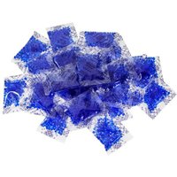 10/20/50 Pcs 5g Blue Non-Toxic Silica Gel Sachets Desiccant Damp Kitchen Room Living Moisture Dehumidifier Absorber Bag Reusable