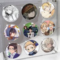 Axis Powers Hetalia Badges Tinplate Soft Button Pin Brooch Metal Badge Custom Jewelry Accessories Hat Bag Lapel