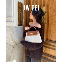 JW PEI Elise Small Square Bag, Black Designer Crossbody/Shoulder Bag Womenโs Fashion Handbag, Versatile Everyday & Evening Purse